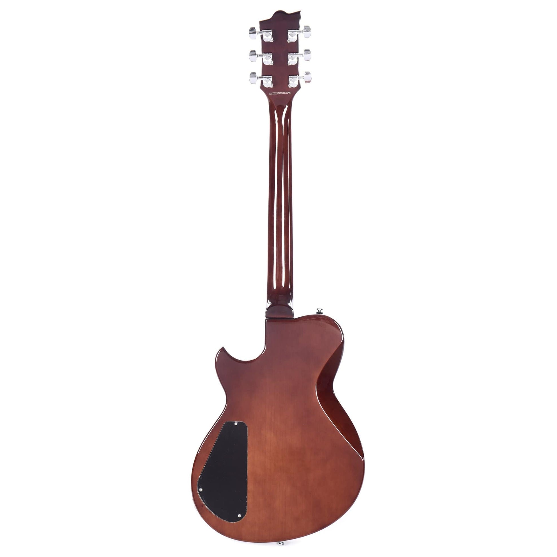 Reverend Roundhouse Trans Black Flame Maple Electric Guitars / Solid Body