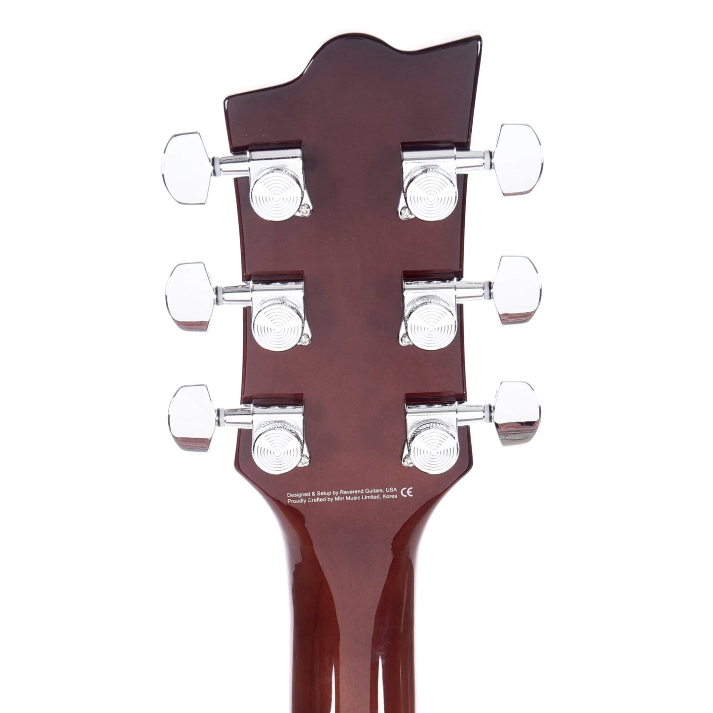 Reverend Roundhouse Trans Black Flame Maple Electric Guitars / Solid Body