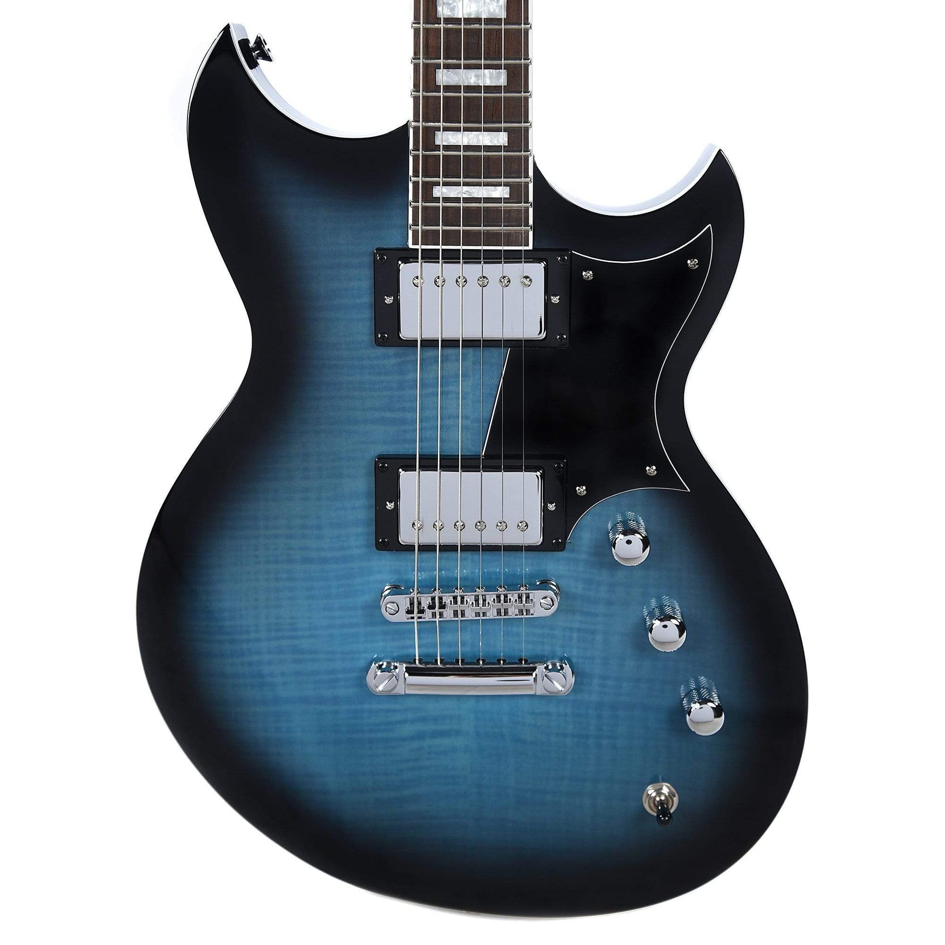 Reverend Sensei HB Sky Blue Burst Flame Maple Electric Guitars / Solid Body