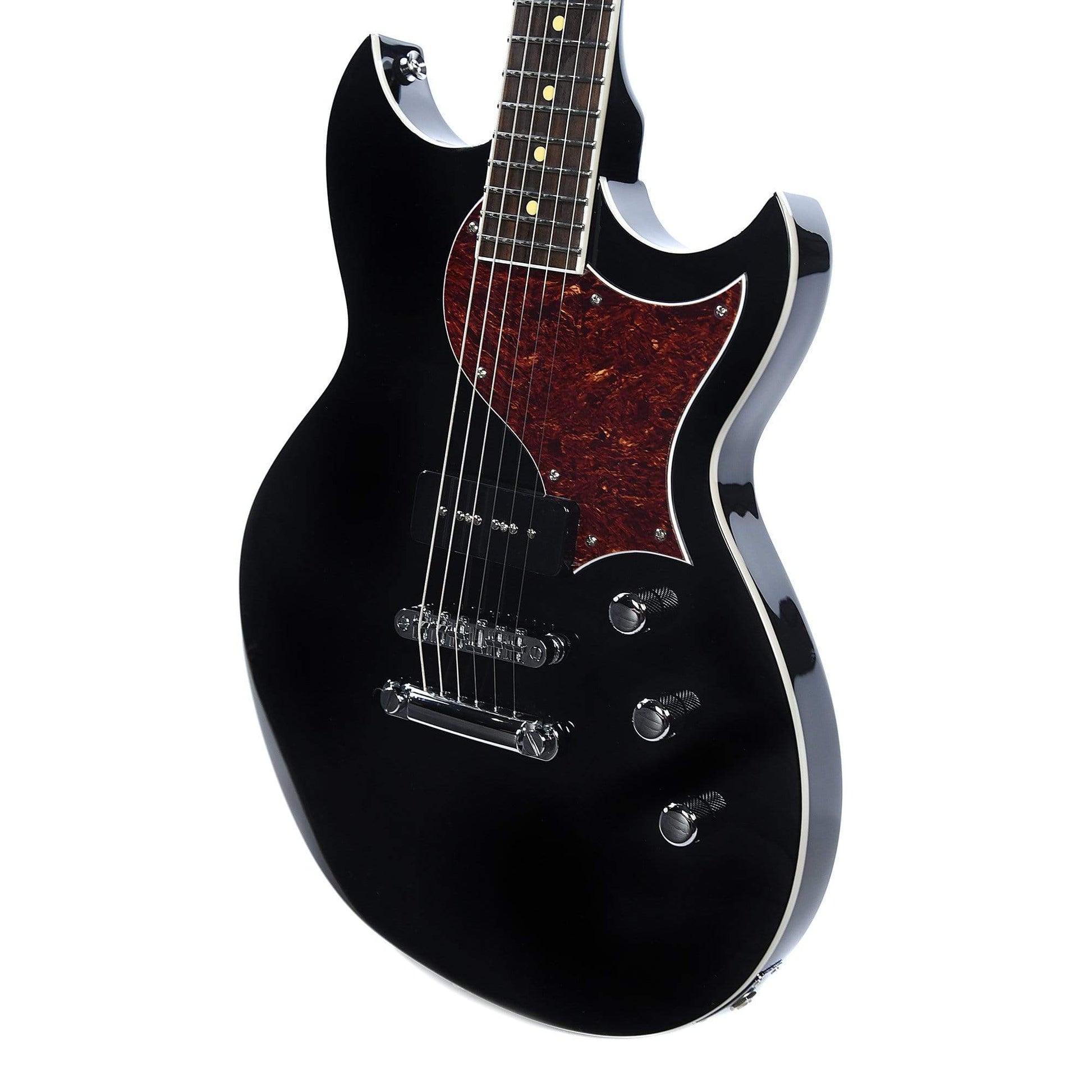 Reverend Sensei Jr Midnight Black Electric Guitars / Solid Body