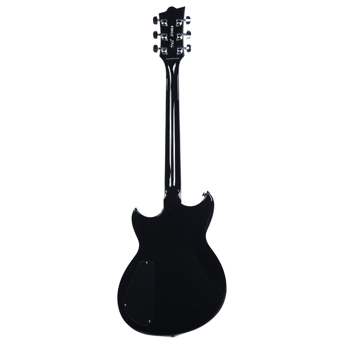 Reverend Sensei Jr Midnight Black Electric Guitars / Solid Body