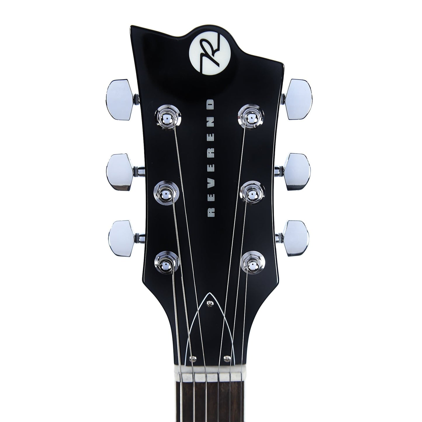 Reverend Sensei Jr Midnight Black Electric Guitars / Solid Body