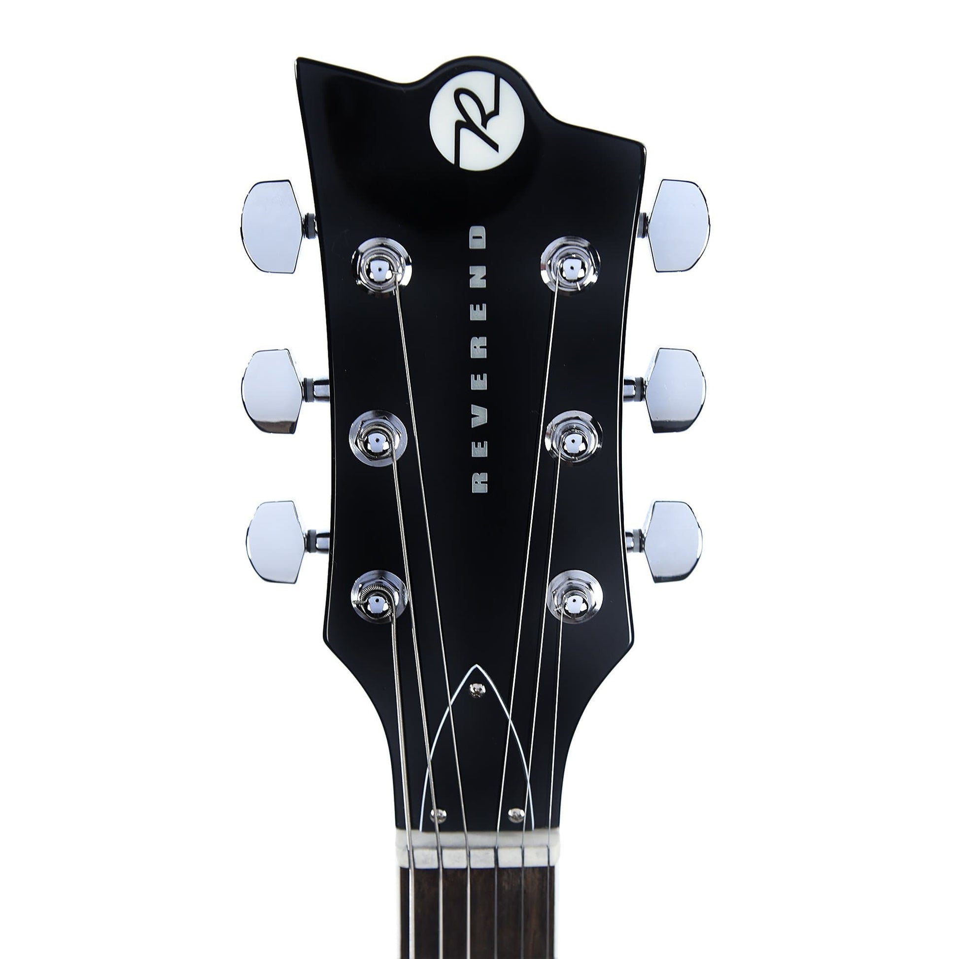 Reverend Sensei Jr Midnight Black Electric Guitars / Solid Body