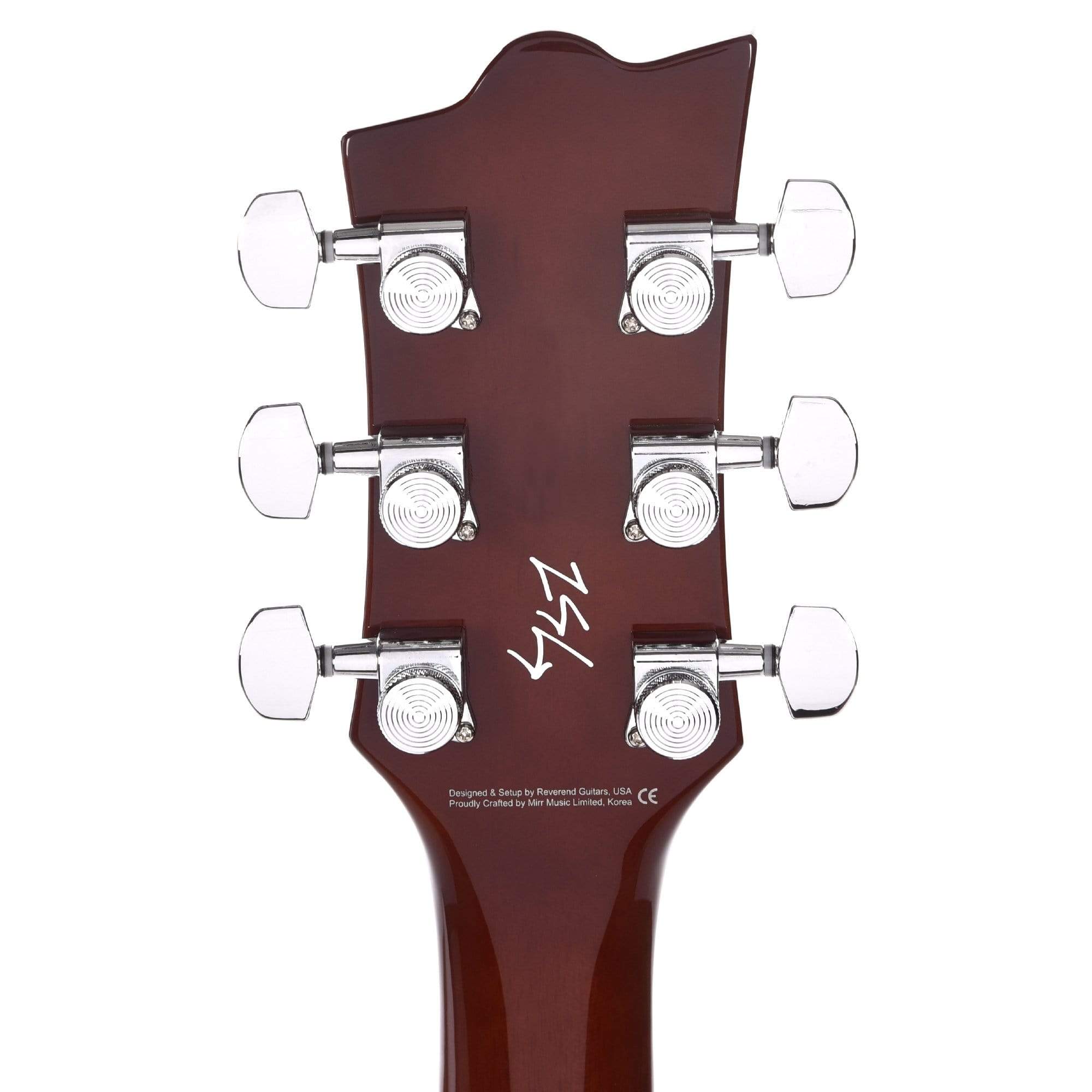 Reverend Sensei RA FM Violin Brown Flame Maple Electric Guitars / Solid Body