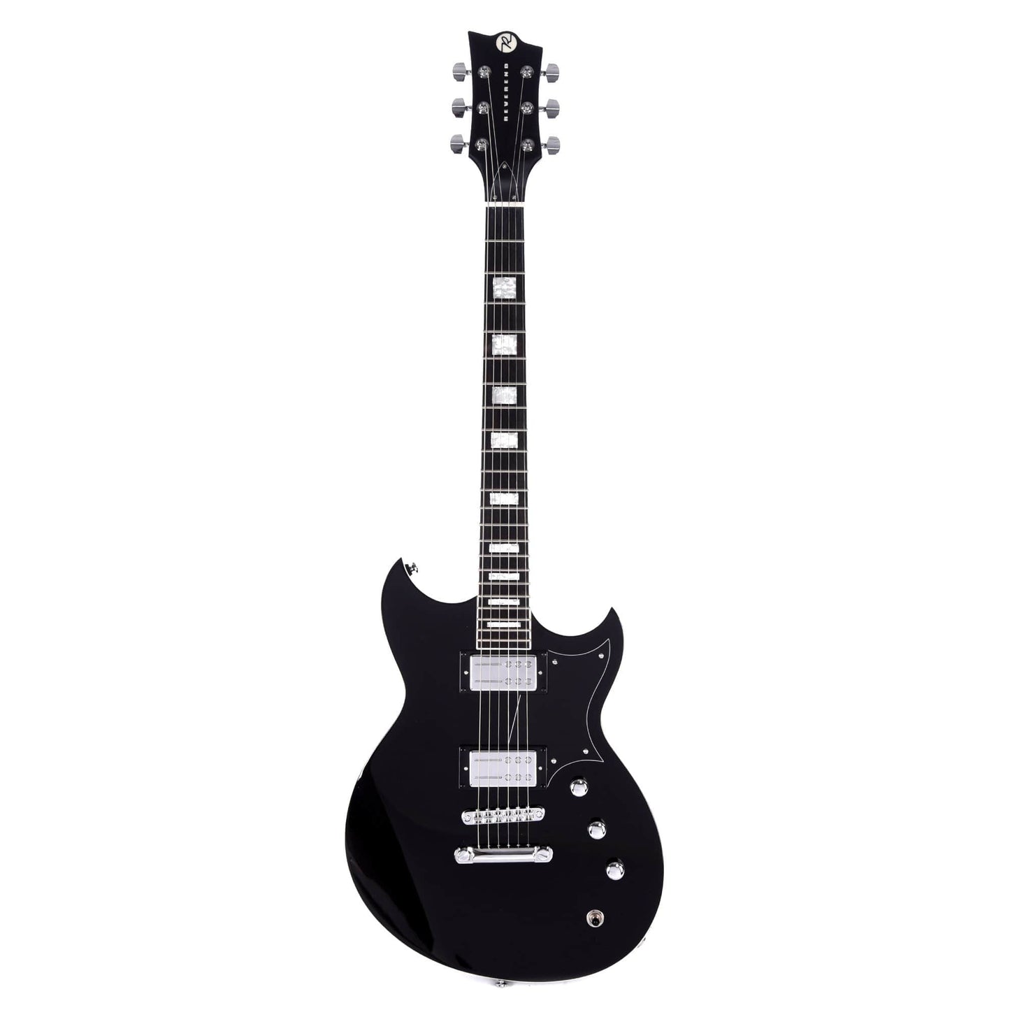 Reverend Sensei RA Midnight Black Electric Guitars / Solid Body