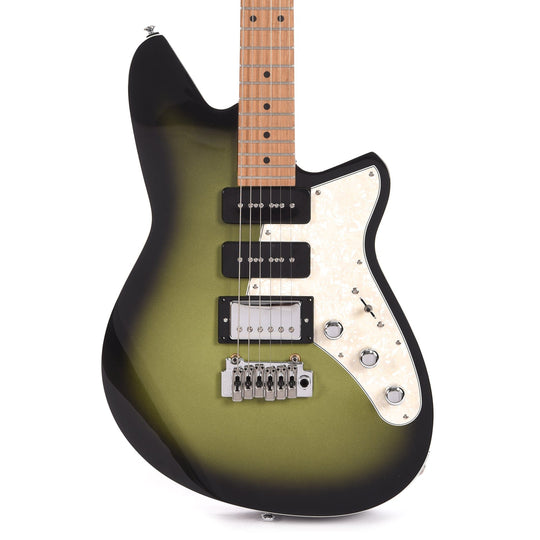 Reverend Six Gun HPP Avocado Burst Electric Guitars / Solid Body