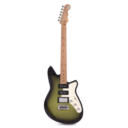 Reverend Six Gun HPP Avocado Burst Electric Guitars / Solid Body