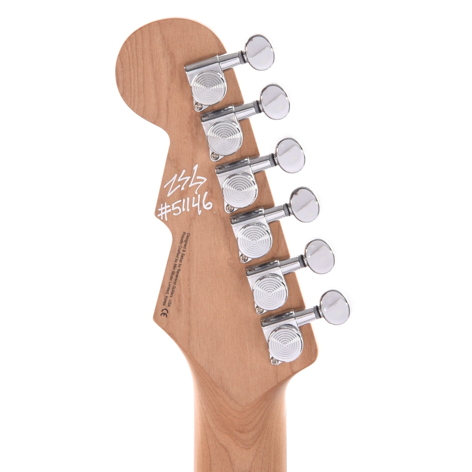 Reverend Six Gun HPP Avocado Burst Electric Guitars / Solid Body