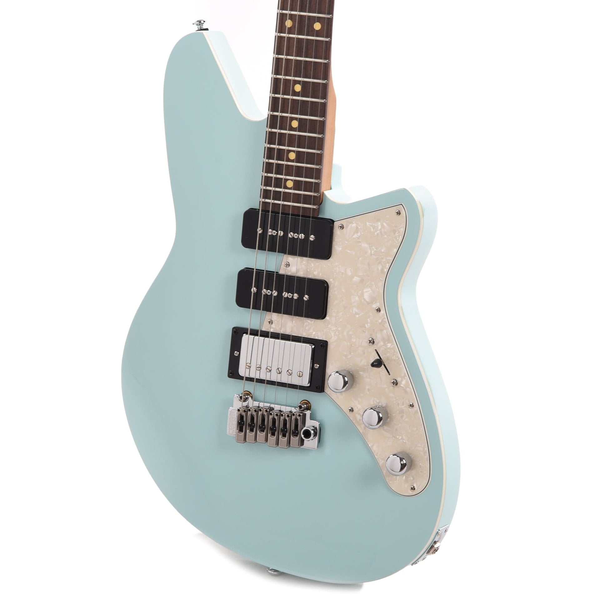 Reverend Six Gun HPP Chronic Blue Electric Guitars / Solid Body