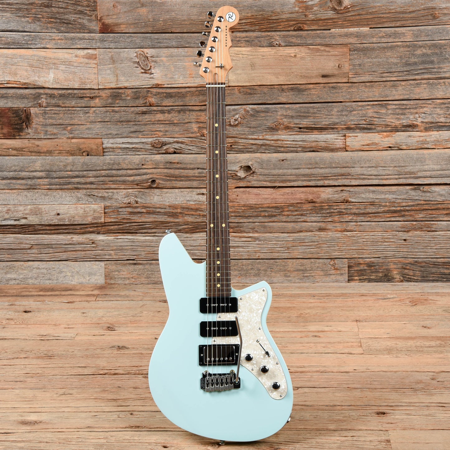 Reverend Six Gun HPP Chronic Blue Electric Guitars / Solid Body
