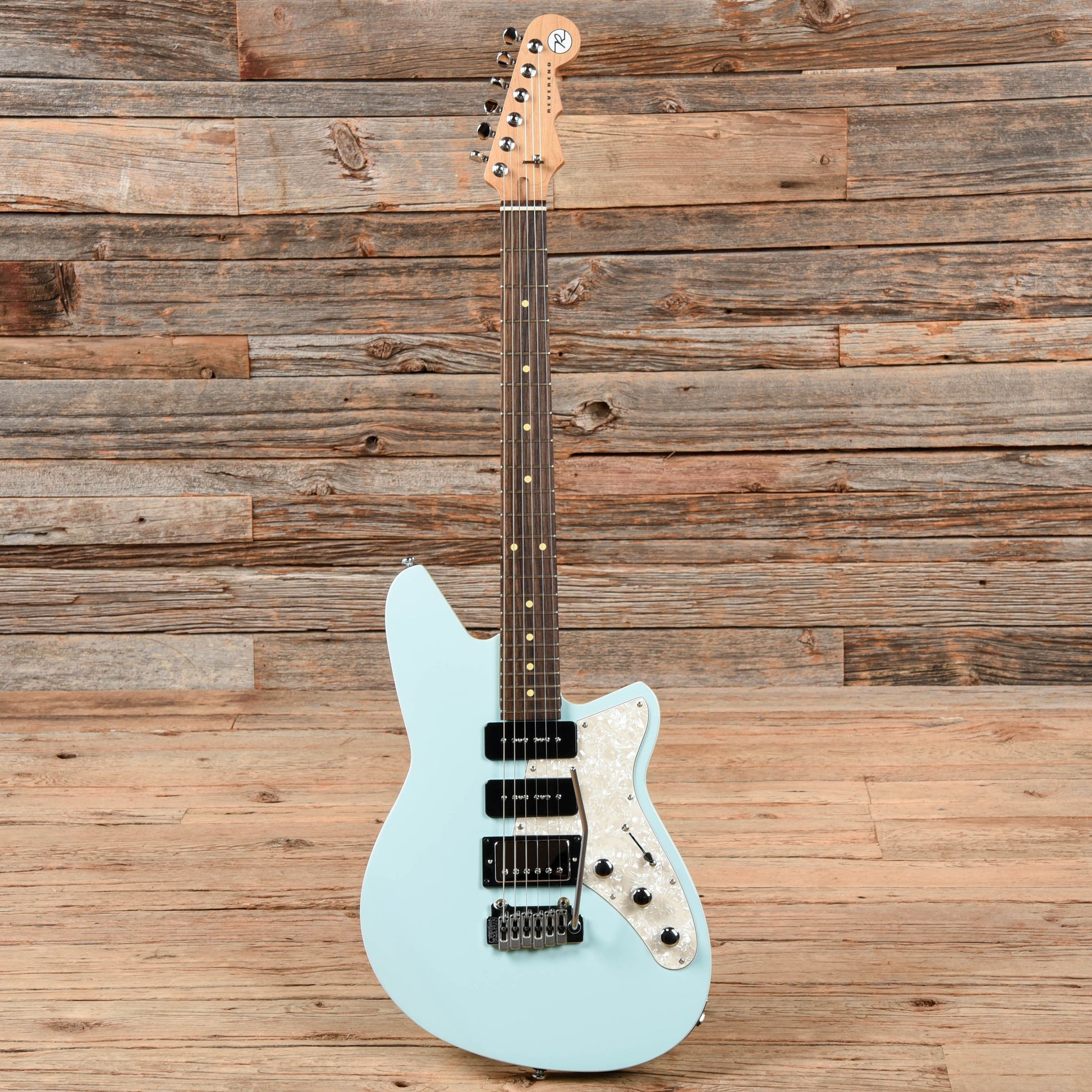 Reverend Six Gun HPP Chronic Blue Electric Guitars / Solid Body