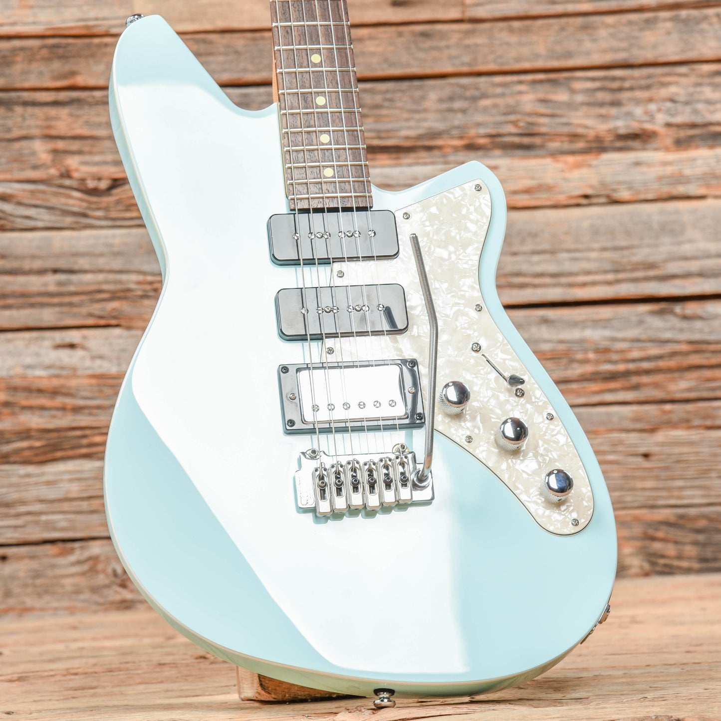 Reverend Six Gun HPP Chronic Blue Electric Guitars / Solid Body