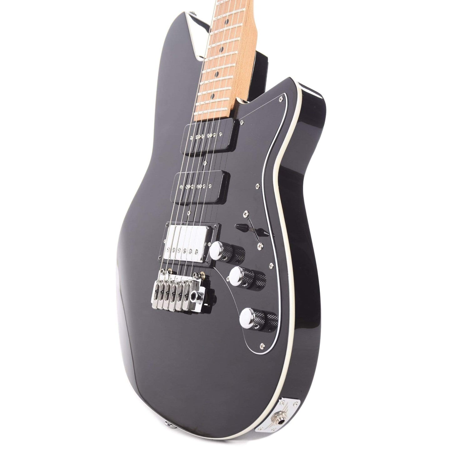 Reverend Six Gun HPP Midnight Black Electric Guitars / Solid Body