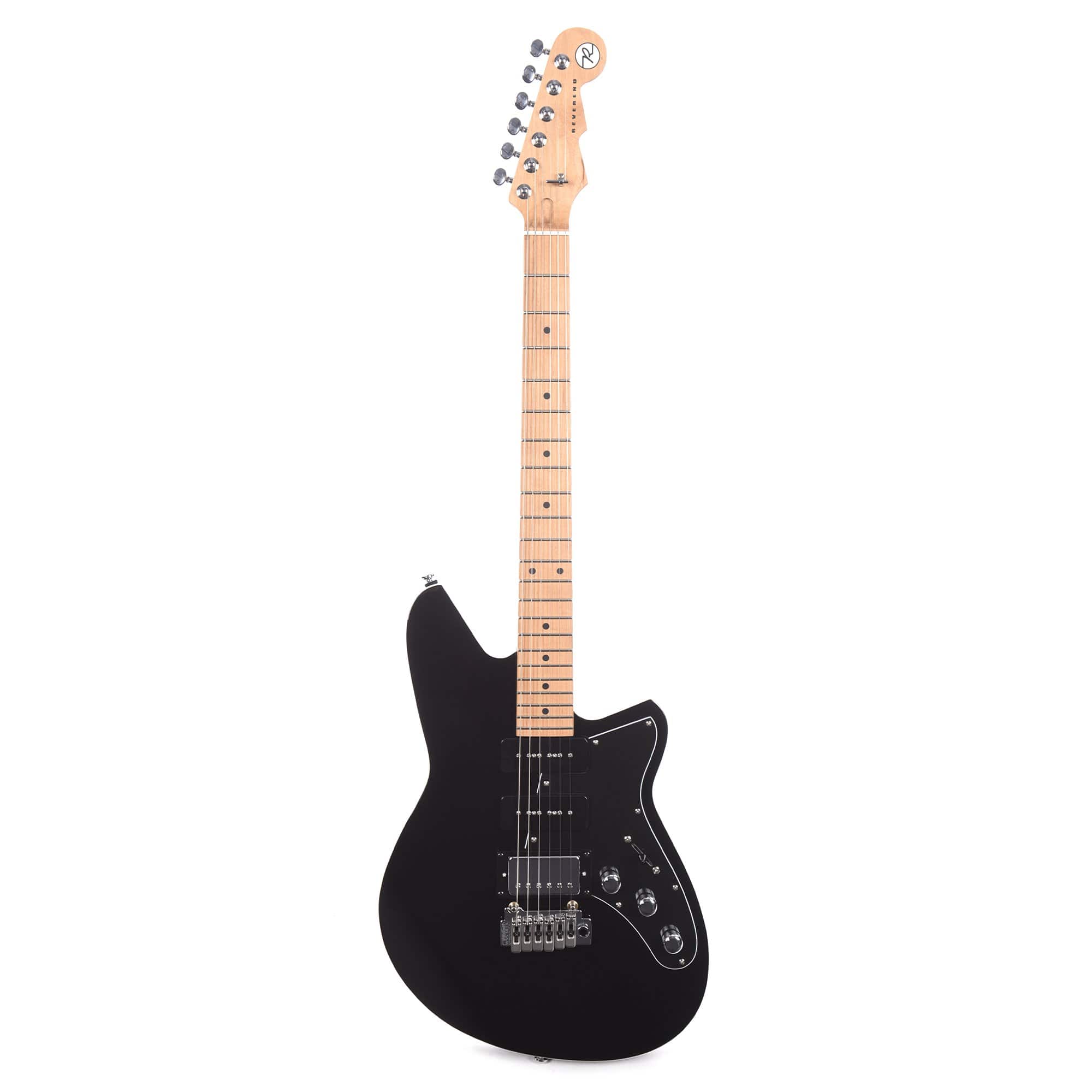Reverend Six Gun HPP Midnight Black Electric Guitars / Solid Body