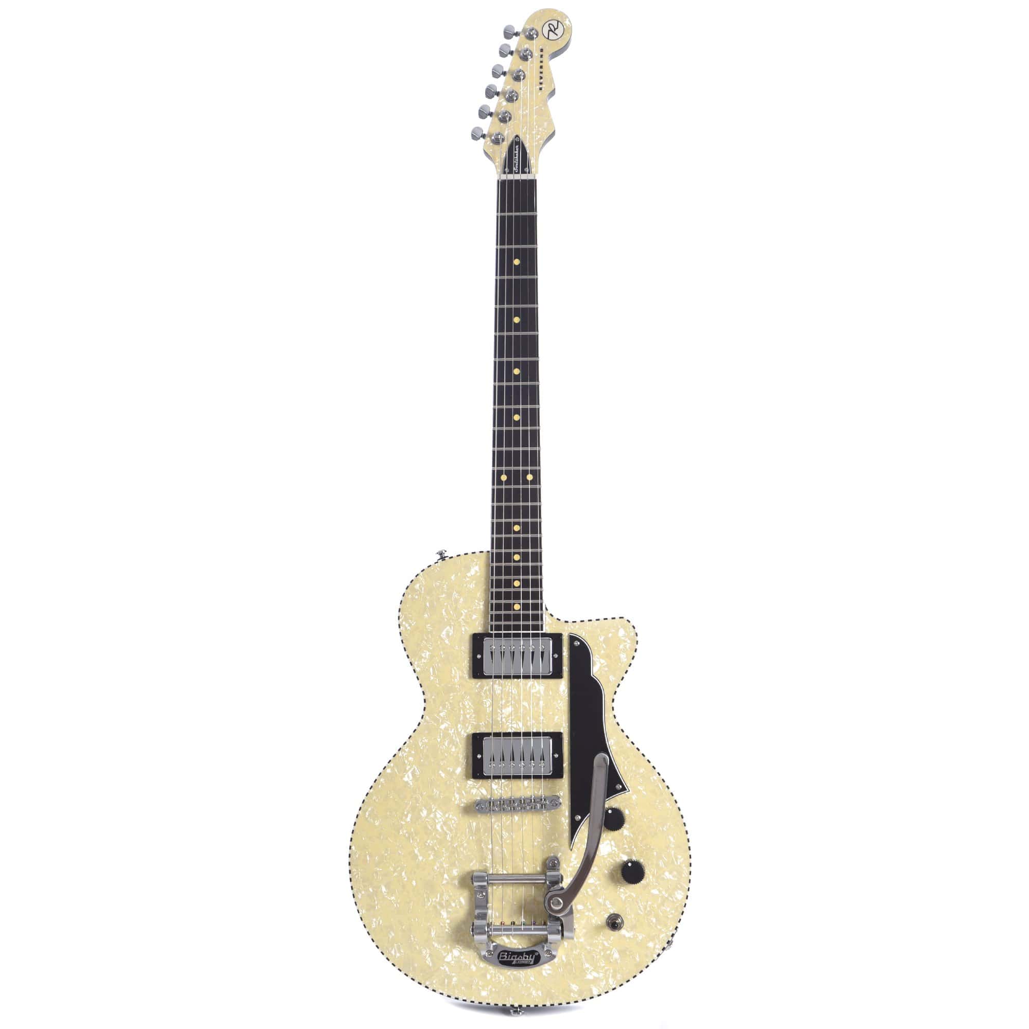 Reverend Vito Soul Shaker Signature Ivory Pearloid Electric Guitars / Solid Body