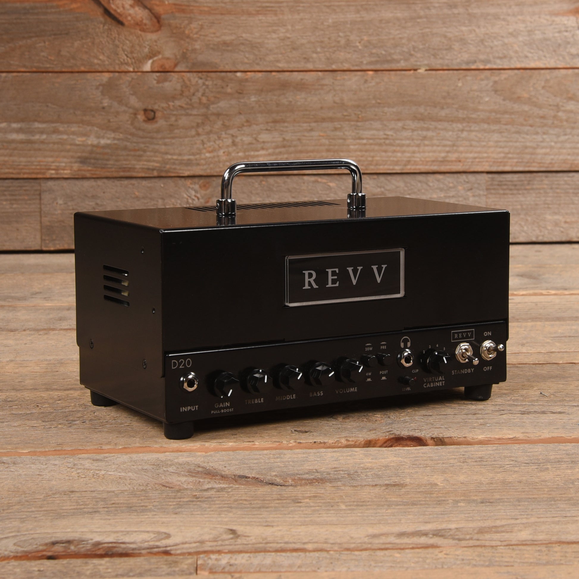 Revv D20 20/4-Watt Tube Amp Head Black Amps / Guitar Amps / Guitar Heads