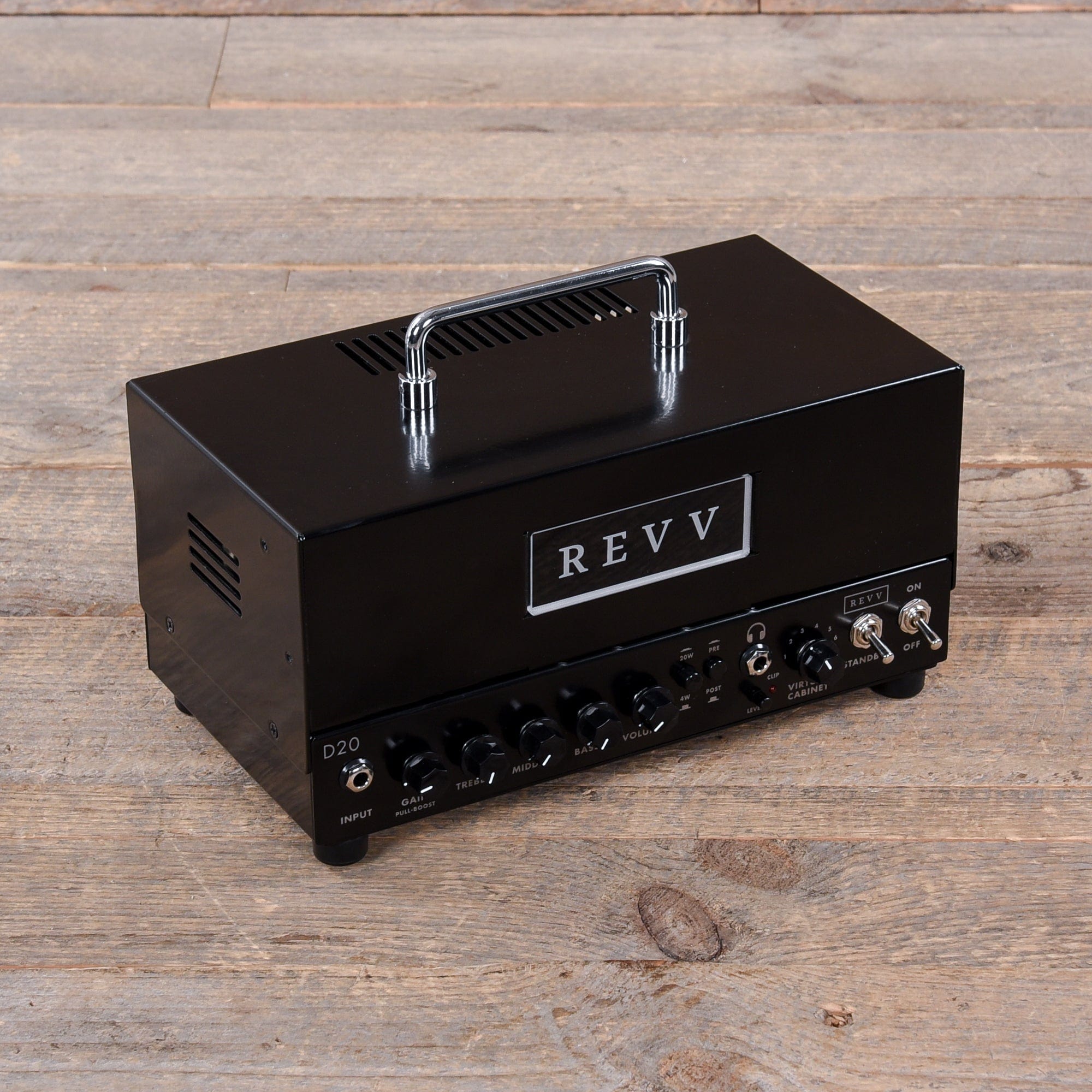 Revv D20 20/4-Watt Tube Amp Head Black Amps / Guitar Heads