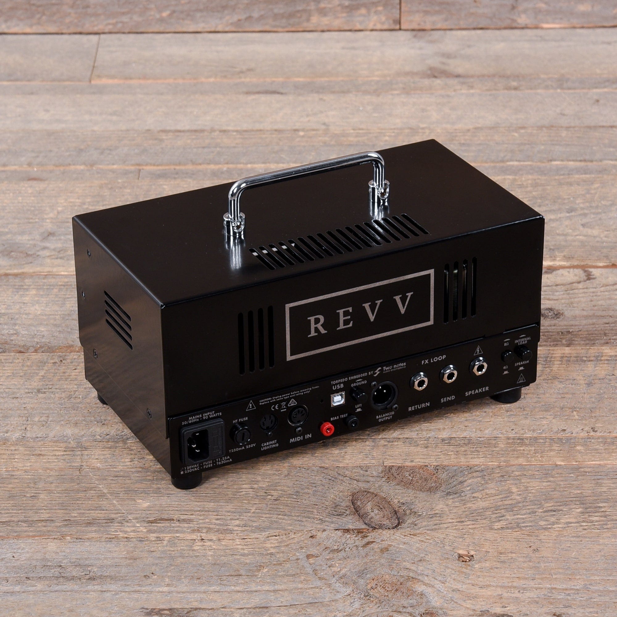 Revv D20 20/4-Watt Tube Amp Head Black Amps / Guitar Heads