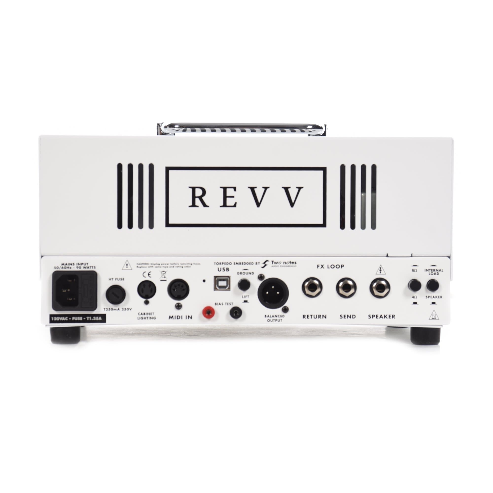 Revv D20 20/4-Watt Tube Amp Head White Amps / Guitar Heads