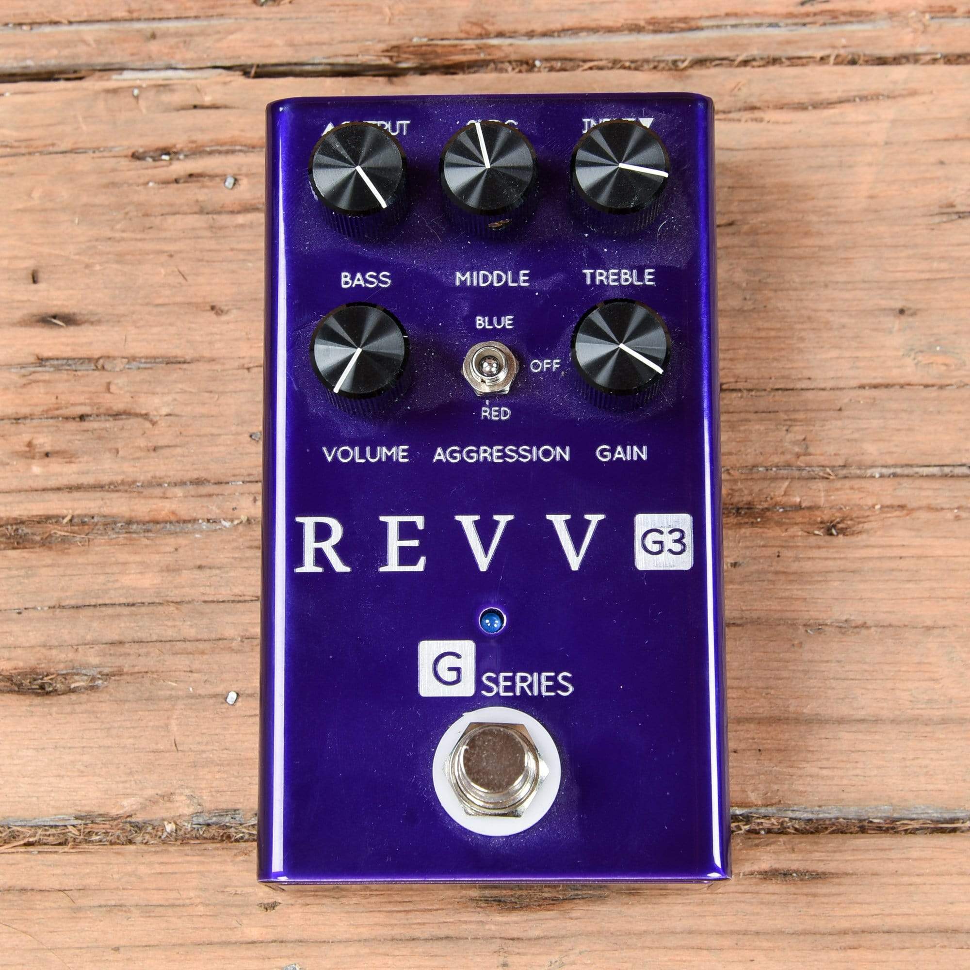 ギター REVV G3 Revv G3 Purple Channel Distortion Pedal - Anniversary Edition
