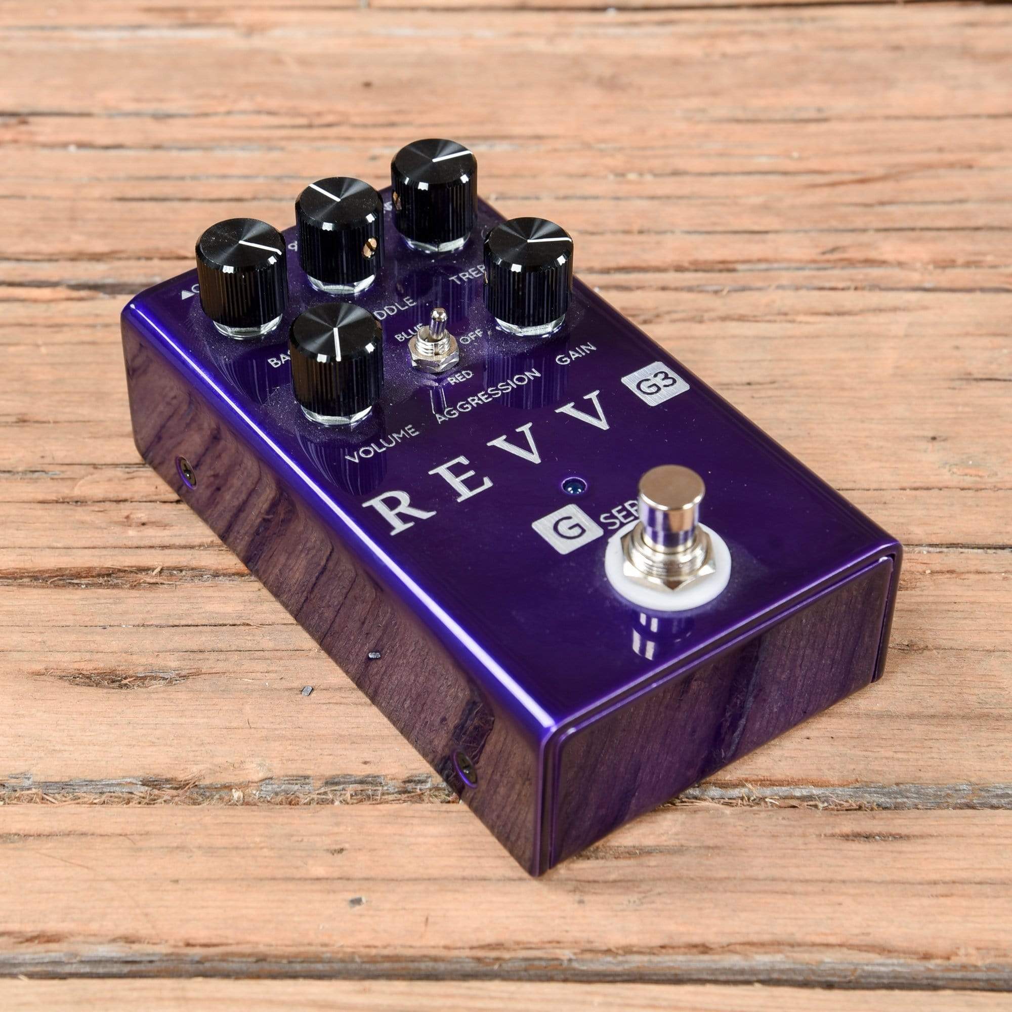 ギター REVV G3 Distortion Revv G3 V2 Distortion Guitar Pedal - Purple | Sweetwater
