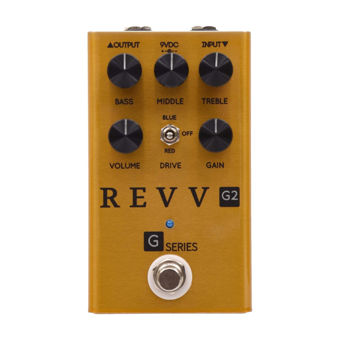 Revv G2 Preamp/Overdrive/Distortion Pedal Gold Effects and Pedals / Overdrive and Boost
