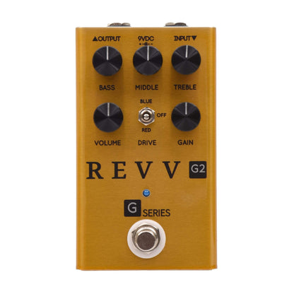 Revv G2 Preamp/Overdrive/Distortion Pedal Gold Effects and Pedals / Overdrive and Boost