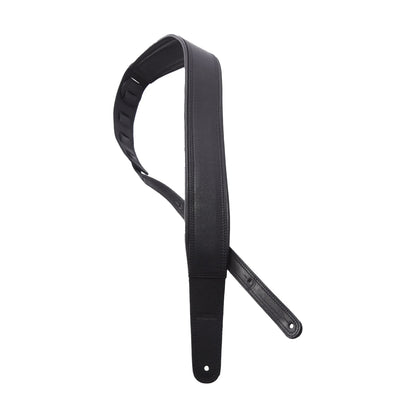 Richter Springbreak I Nappa Guitar Strap Genuine Leather Padded Black Accessories / Straps