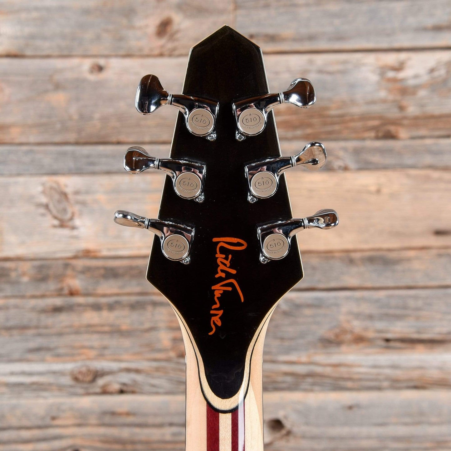 Rick Turner Model 1 Custom Flamed Sequoia Redwood Amber 2018 Electric Guitars / Solid Body