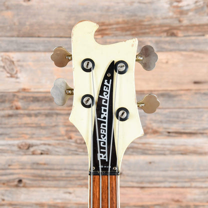 Rickenbacker 4001 White 1975 Bass Guitars / Short Scale