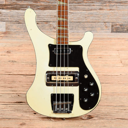 Rickenbacker 4001 White 1975 Bass Guitars / Short Scale