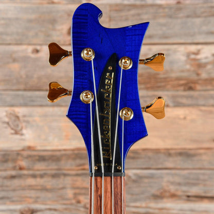 Rickenbacker 4004Cii Cheyenne II Translucent Blue Bass Guitars / Short Scale