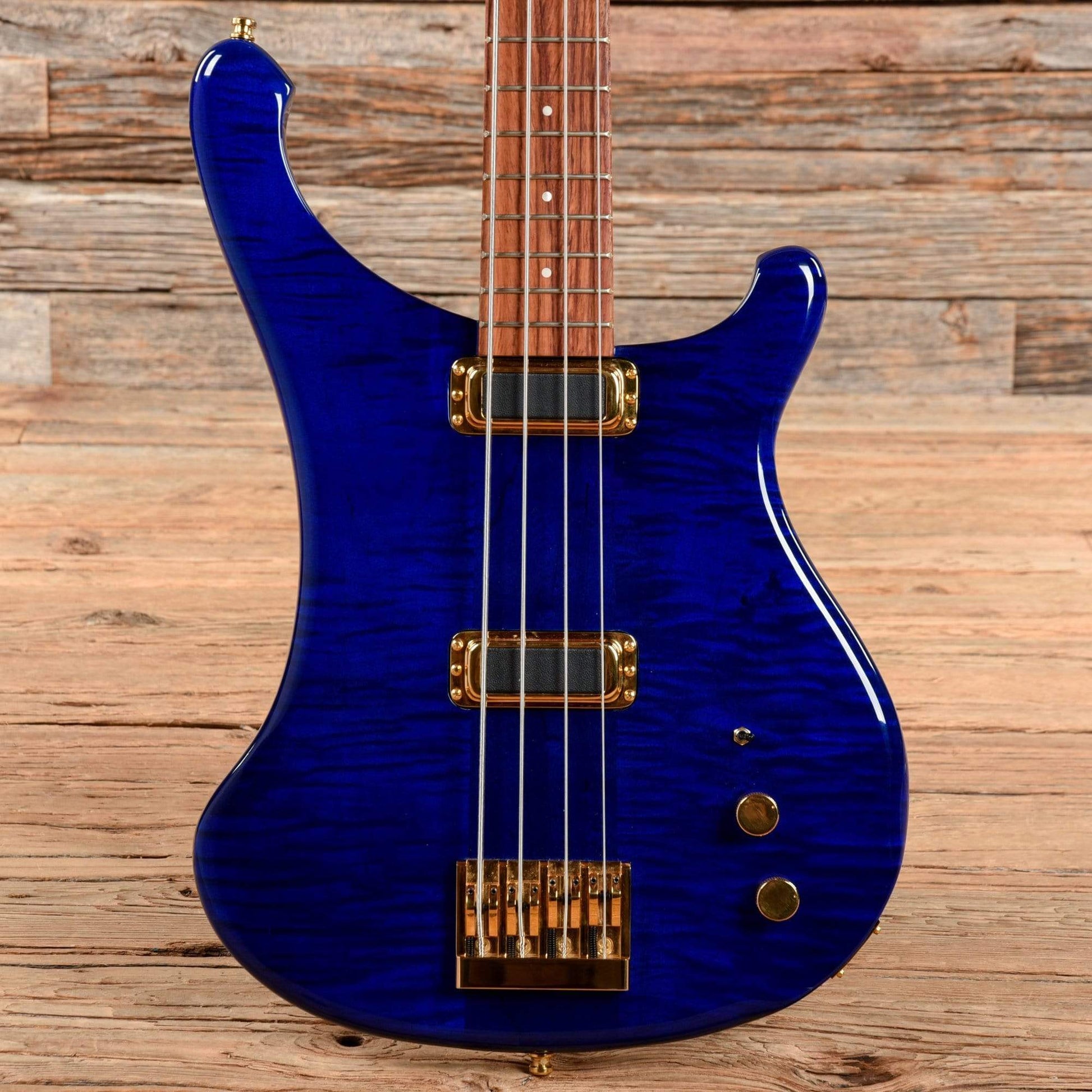 Rickenbacker 4004Cii Cheyenne II Translucent Blue Bass Guitars / Short Scale