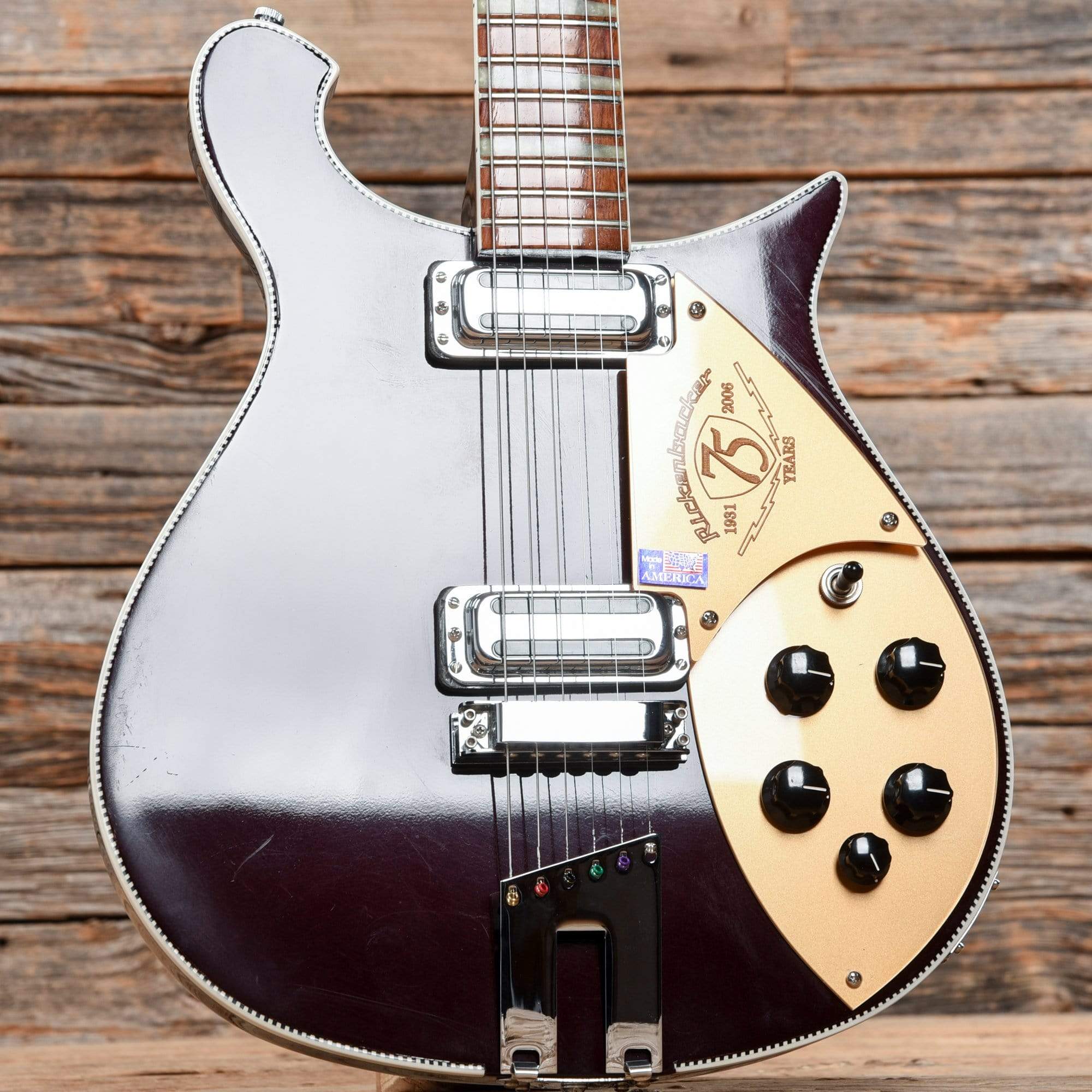 Rickenbacker 660 DCM 76th Anniversary Dark Cherry Metallic 2007 Electric Guitars / Solid Body