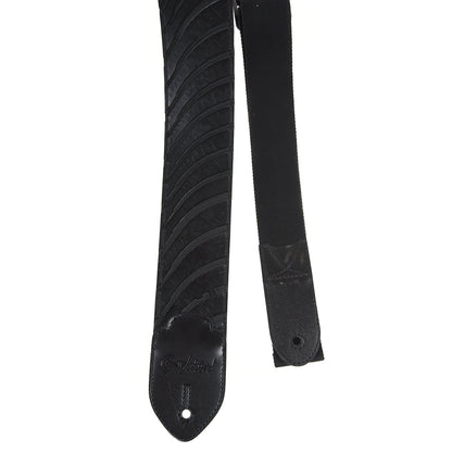 RightOn! Funky Series Hot Wheels Black Vegan Guitar Strap Accessories / Straps