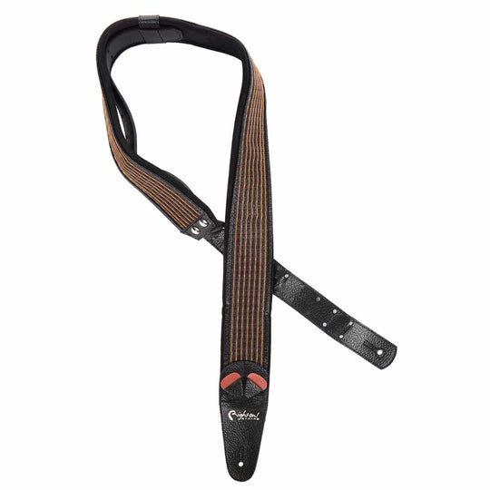 RightOn! Mojo Amp Collection Oxblood w/Black Tolex Vegan Guitar Strap Accessories / Straps