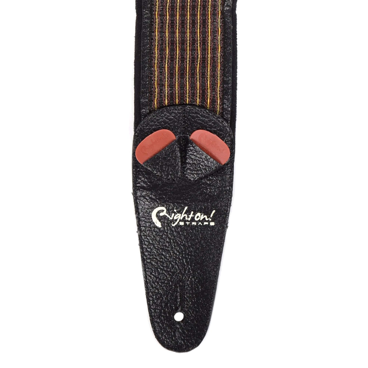 RightOn! Mojo Amp Collection Oxblood w/Black Tolex Vegan Guitar Strap Accessories / Straps