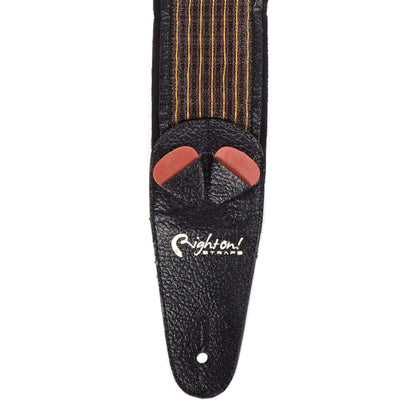 RightOn! Mojo Amp Collection Oxblood w/Black Tolex Vegan Guitar Strap Accessories / Straps