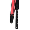 RightOn! Mojo Race Neon Pink Vegan Guitar Strap Accessories / Straps