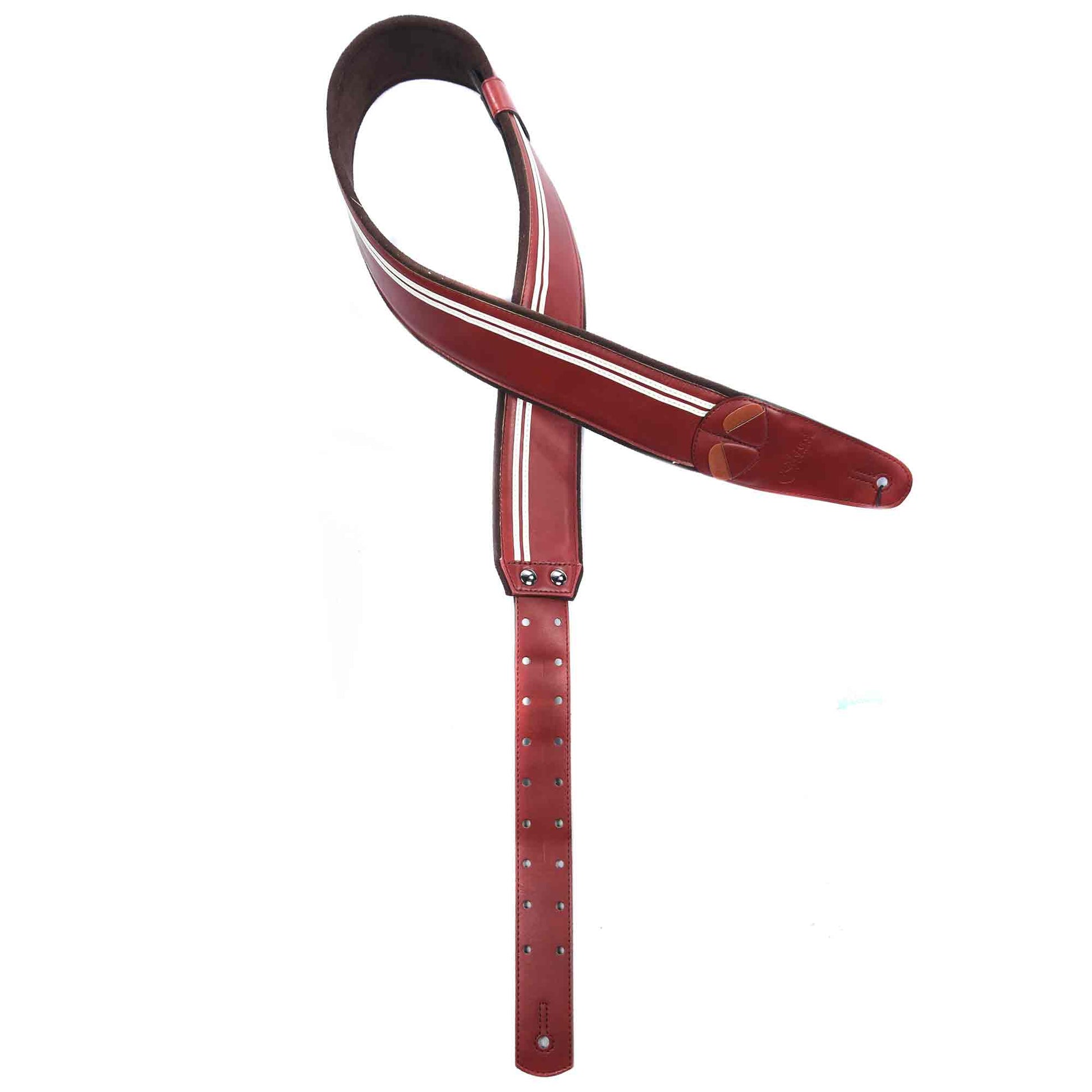 RightOn! Mojo Race Red Vegan Guitar Strap Accessories / Straps