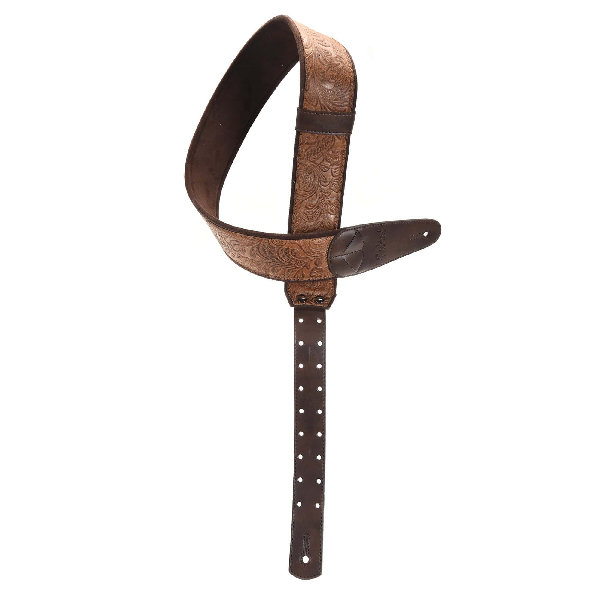 RightOn! Mojo Sandokan Woody Vegan Guitar Strap Accessories / Straps