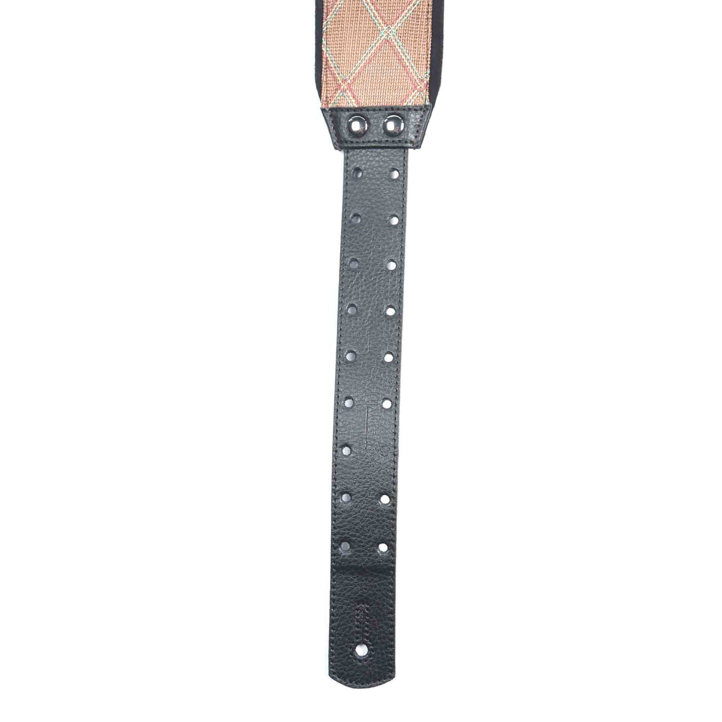 Vox Diamond Jazz Leather Guitar Strap Ornament Black (by RightOn!) Accessories / Straps