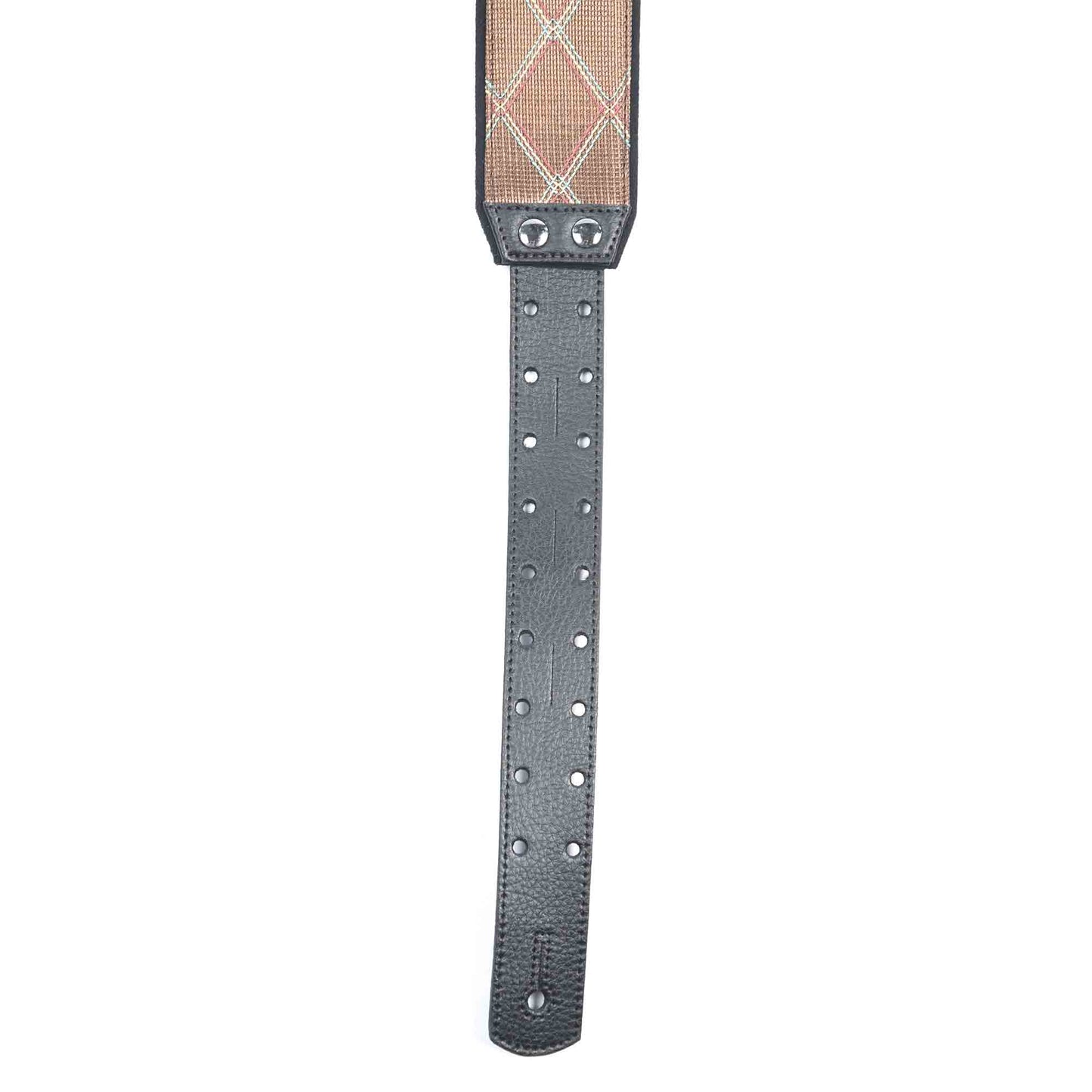 Vox Diamond Mojo Leather Guitar Strap Ornament Black (by RightOn!) Accessories / Straps