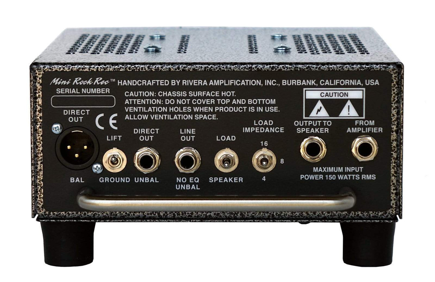 Rivera Mini RockRec Loadbox w/Built in Cab Simulator Amps / Attenuators