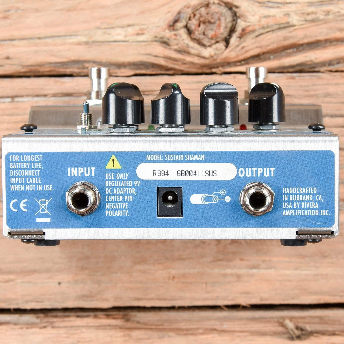 Rivera Sustain Shaman Two Channel Compressor-Sustainer Effects and Pedals / Compression and Sustain