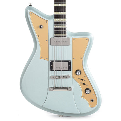 Rivolta by Novo Mondata Baritone Ice Blue Metallic Electric Guitars / Baritone