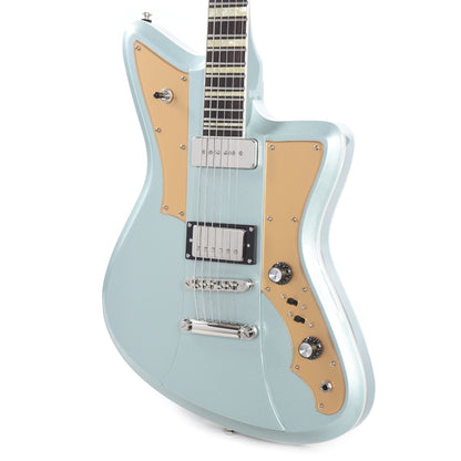 Rivolta by Novo Mondata Baritone Ice Blue Metallic Electric Guitars / Baritone