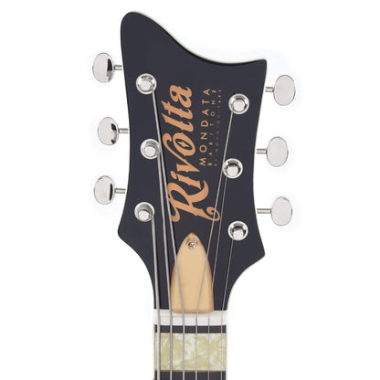 Rivolta by Novo Mondata Baritone Ice Blue Metallic Electric Guitars / Baritone