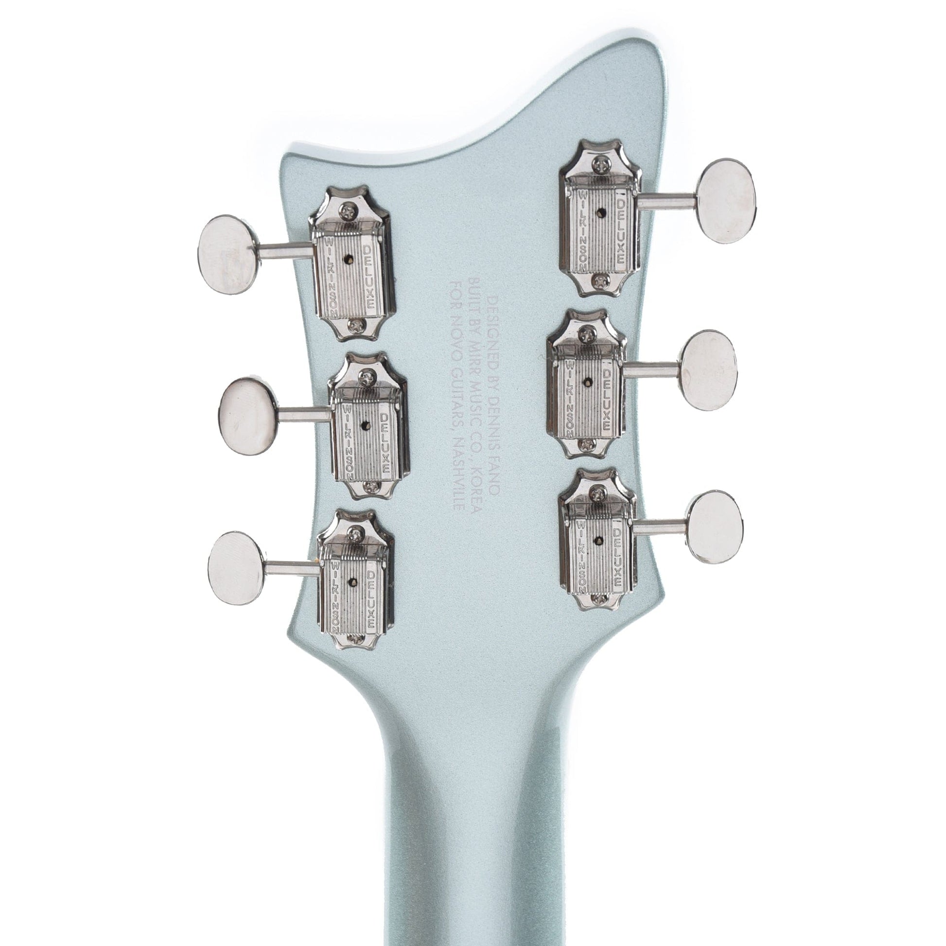 Rivolta by Novo Mondata Baritone Ice Blue Metallic Electric Guitars / Baritone