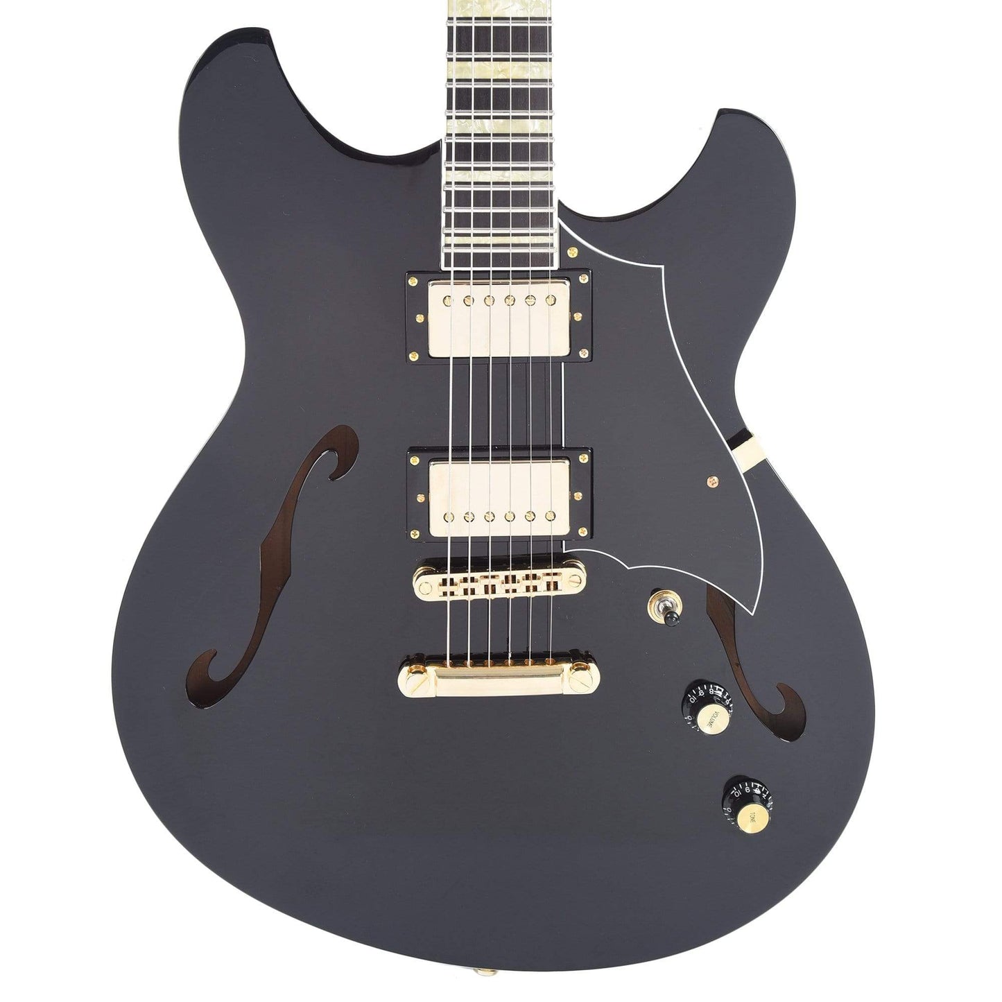 Rivolta by Novo Regata VII Toro Black Electric Guitars / Semi-Hollow